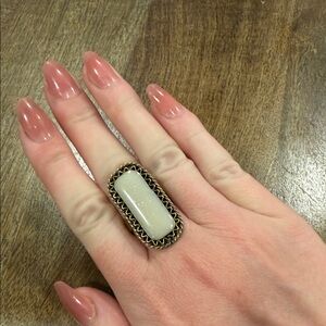 Gold Druzy Quartz Ring from Egypt 🇪🇬